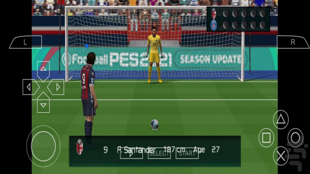 فوتبال PES 2021 - Gameplay image of android game