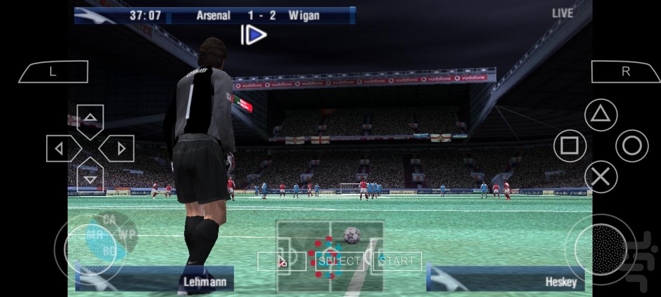 فوتبال لیگ قهرمانان اروپا ۲۰۰۷ - عکس بازی موبایلی اندروید