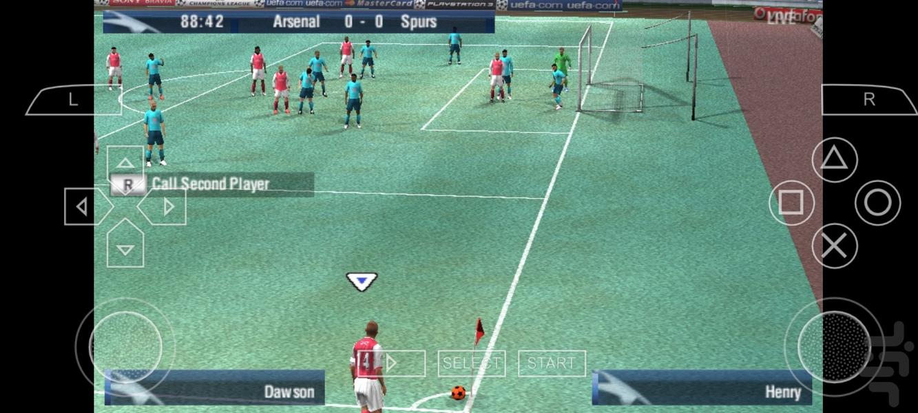 فوتبال لیگ قهرمانان اروپا ۲۰۰۷ - عکس بازی موبایلی اندروید