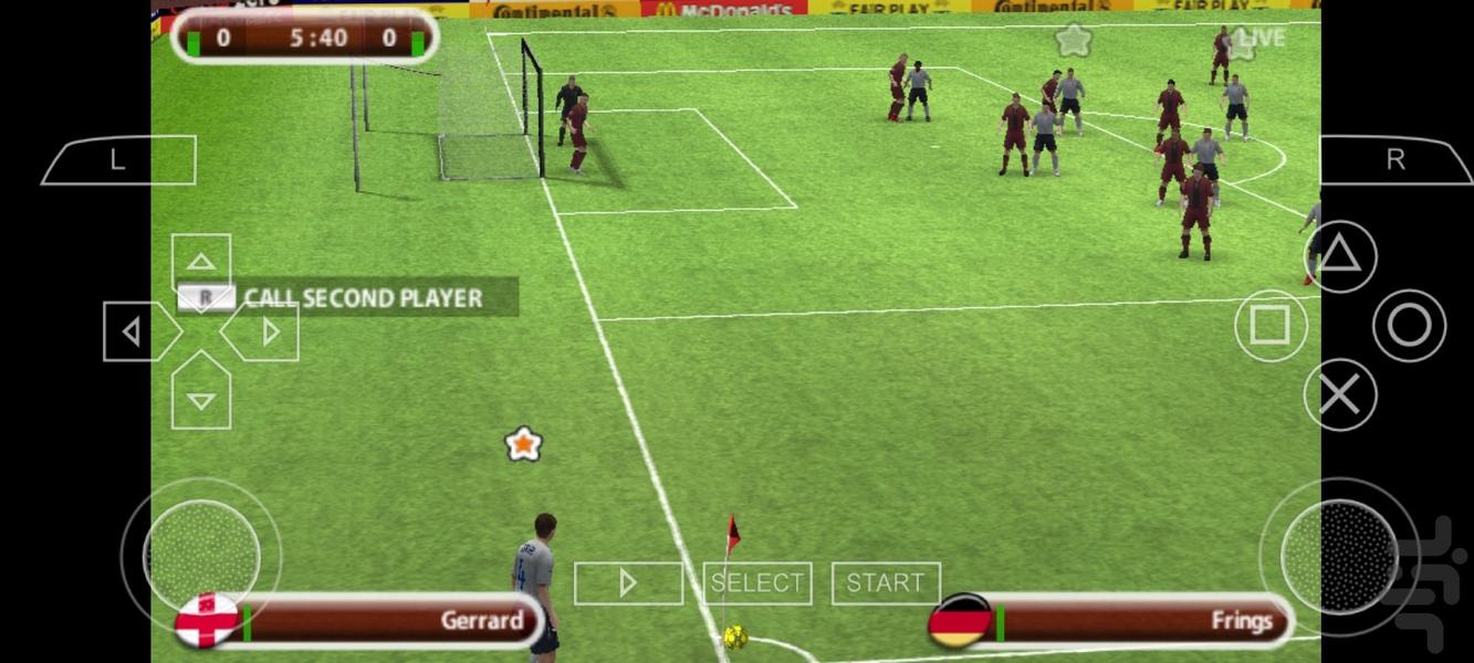 فوتبال لیگ قهرمانان اروپا ۲۰۰۸ - عکس بازی موبایلی اندروید