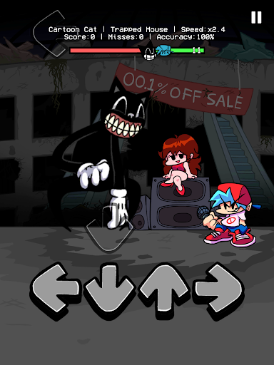 Battle vs Cartoon Cat FNF Mod - عکس برنامه موبایلی اندروید