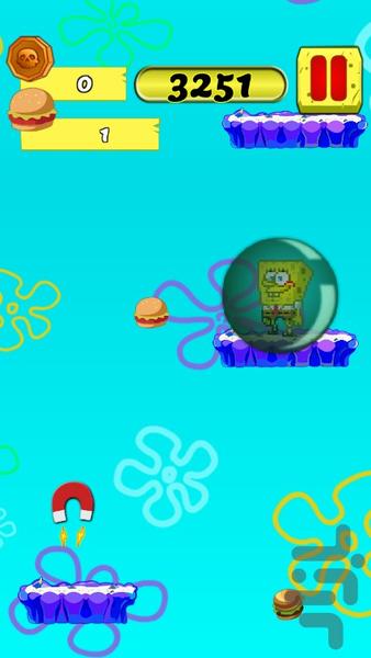 باب اسفنجی - افتادن سریع - عکس بازی موبایلی اندروید