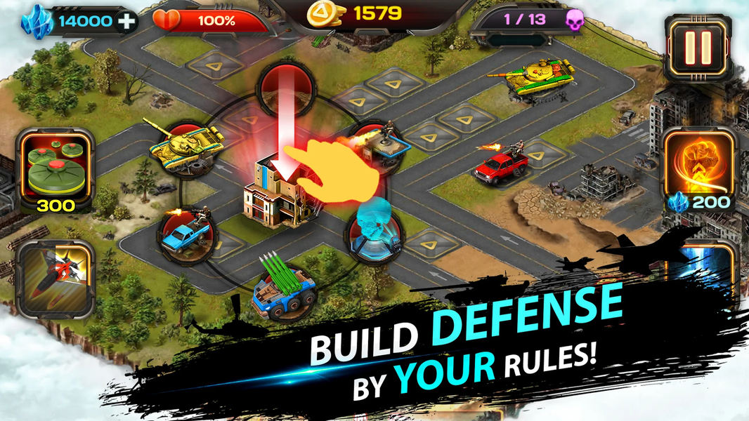 AOD - Art Of Defense. TD - Gameplay image of android game