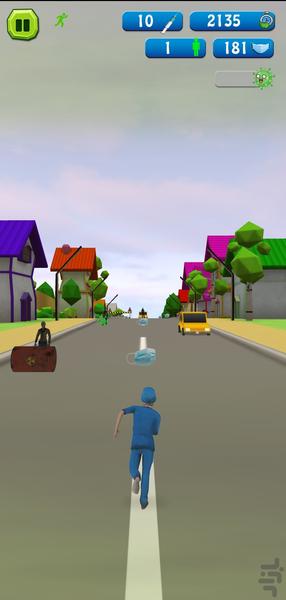 هی کرونا فرار کن - عکس بازی موبایلی اندروید