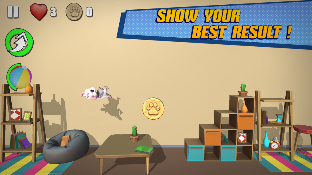 Wolly: Throw and Fly! - Gameplay image of android game
