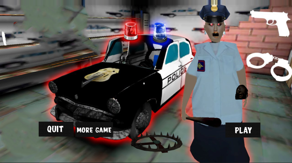 Scary granny Police Horror - Gameplay image of android game