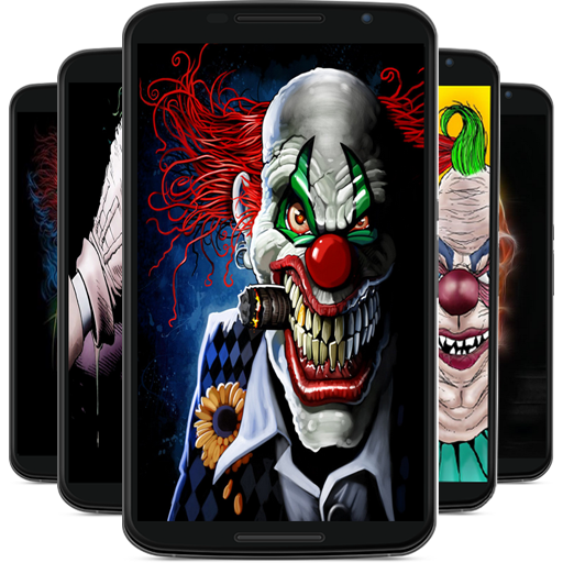 scary clown wallpaper - Image screenshot of android app