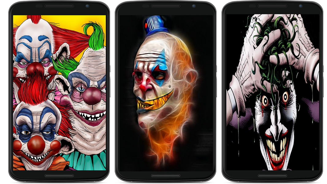 scary clown wallpaper - عکس برنامه موبایلی اندروید