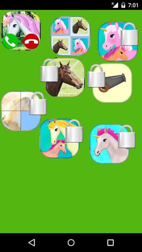 fake call unicorn game - Gameplay image of android game