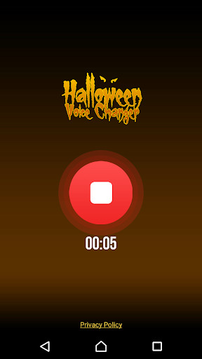 Halloween Voice Changer - Scary Sound Effects - Image screenshot of android app