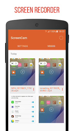 Screen Recorder-Video Recorder - عکس برنامه موبایلی اندروید