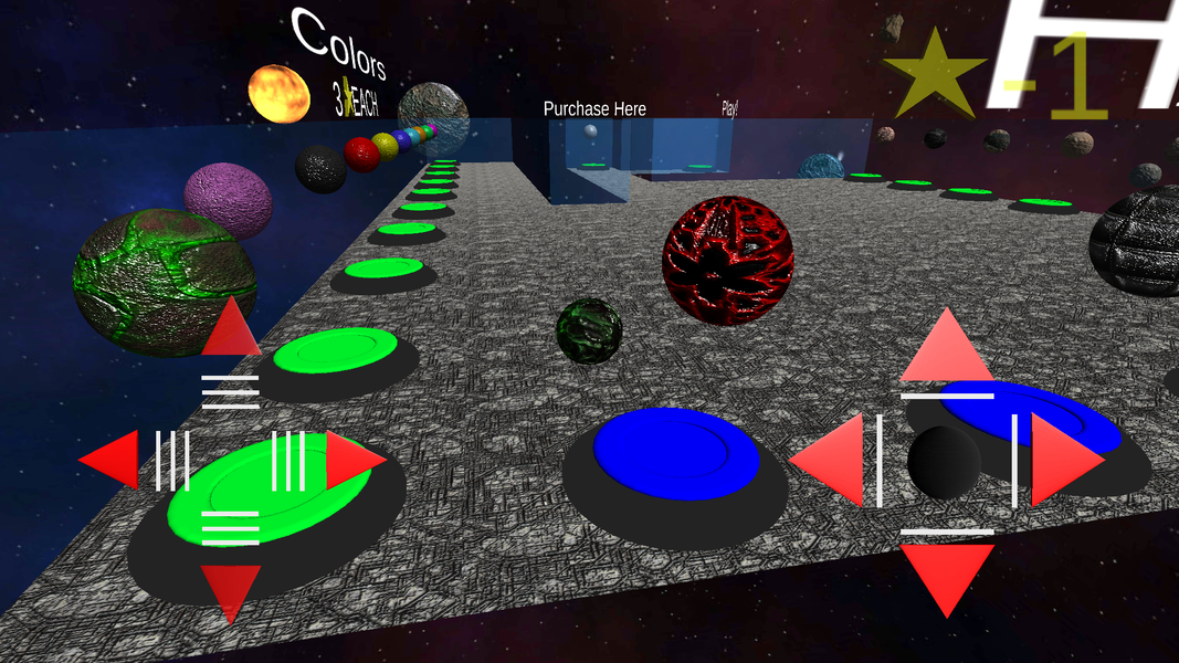 Space ball - Gameplay image of android game