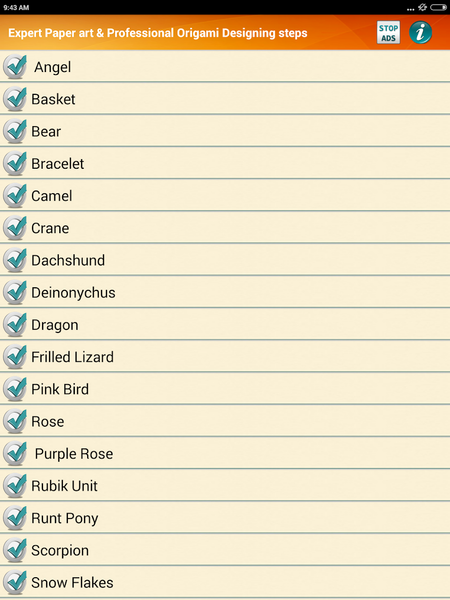 Origami Paper Art Designing - Image screenshot of android app