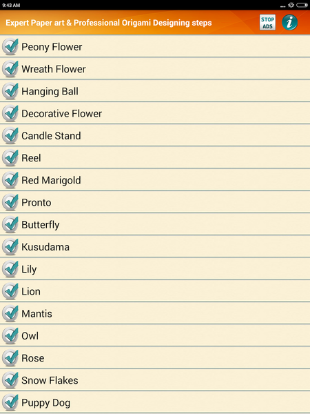 Origami Paper Art Designing - Image screenshot of android app