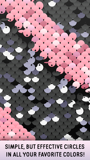 Sequin Flip Live Wallpaper App - Image screenshot of android app