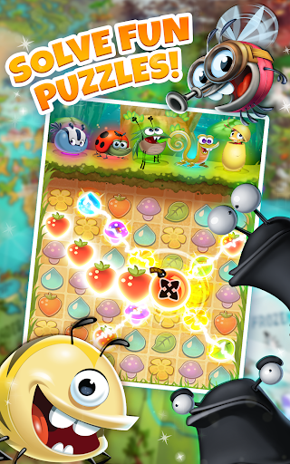 Best Fiends - Match 3 Puzzles - Gameplay image of android game