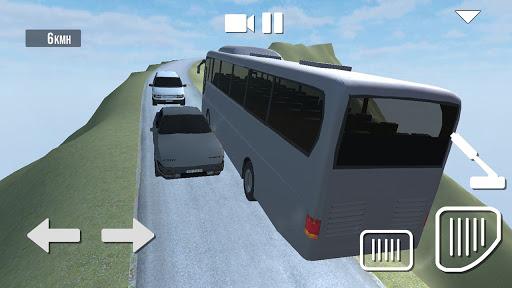 Bus Simulator Mountain Traffic - Gameplay image of android game