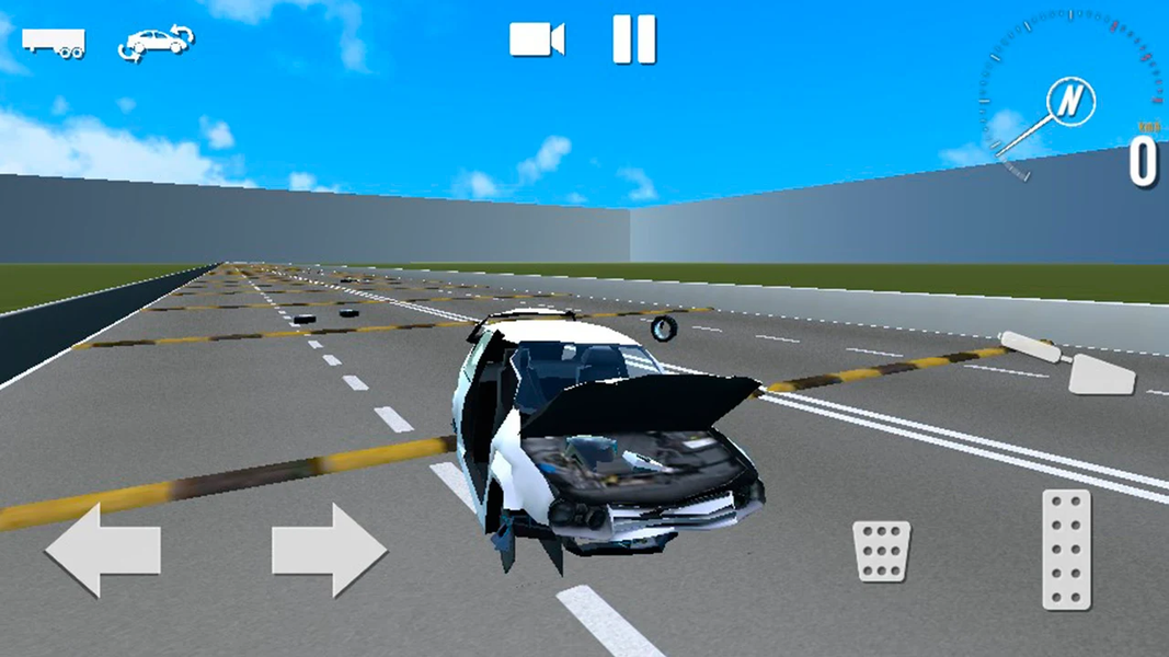 Car Crash Simulator: Accident - Gameplay image of android game