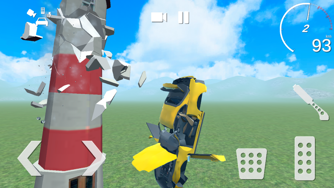Cars vs Buildings: Car Crash - Gameplay image of android game