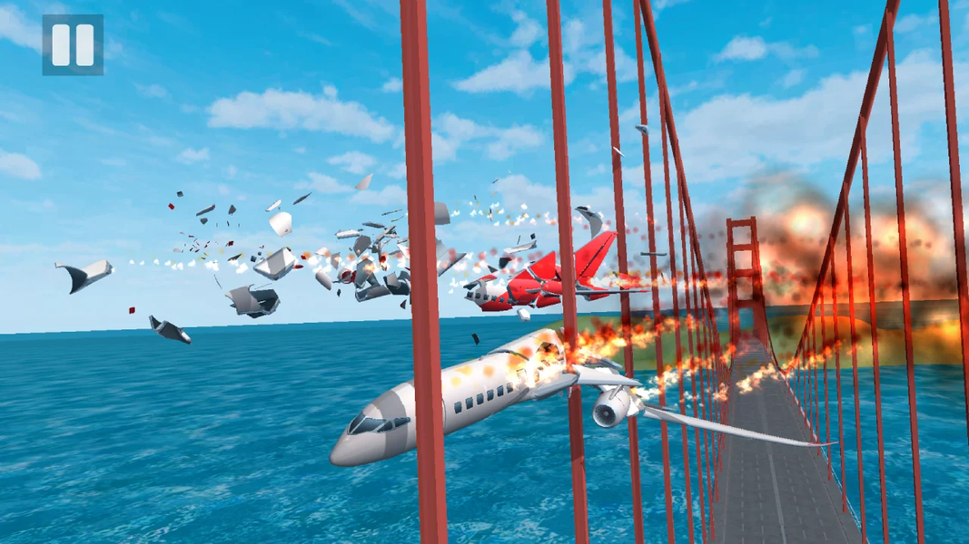 Plane Crash: Flight Simulator - Gameplay image of android game