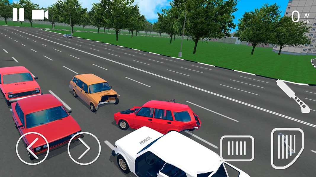 Russian Car Crash Simulator - عکس بازی موبایلی اندروید