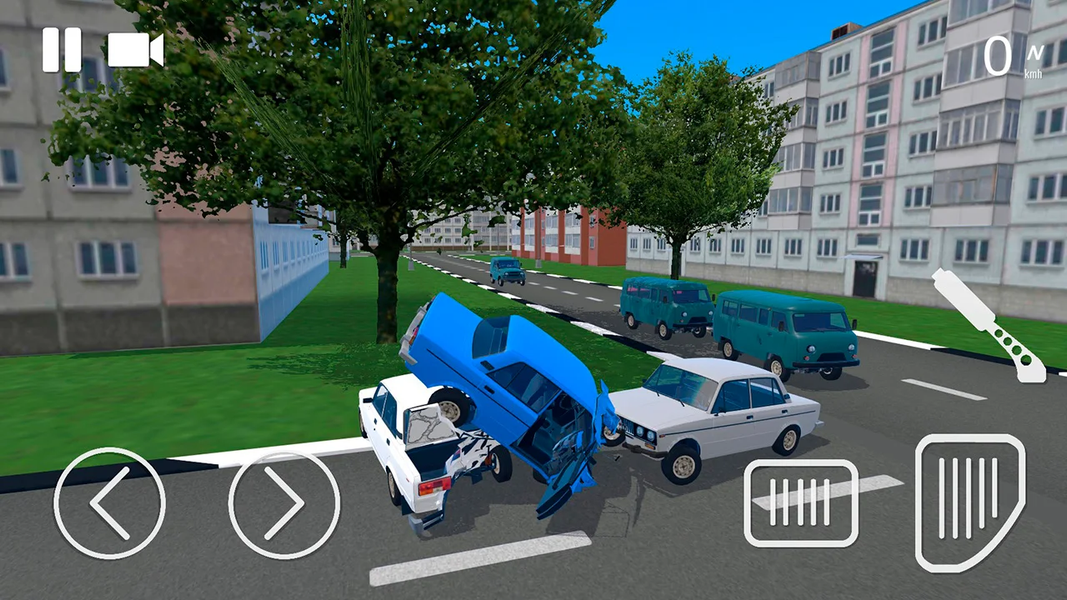 Russian Car Crash Simulator - عکس بازی موبایلی اندروید