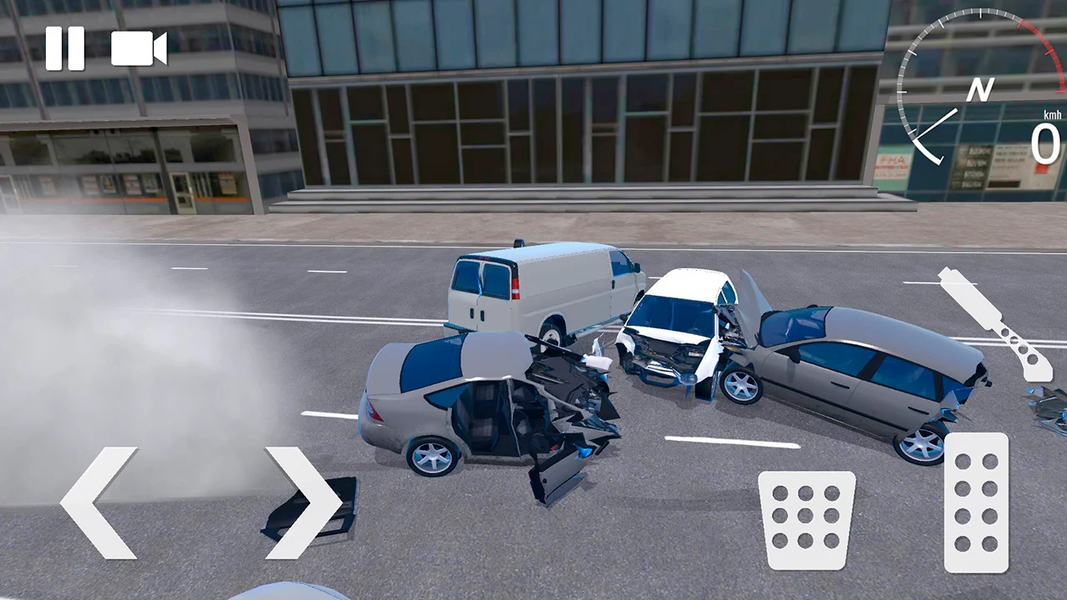 Traffic Crashes Car Crash - Gameplay image of android game