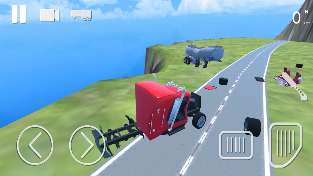 Truck Crash Simulator Accident - عکس بازی موبایلی اندروید