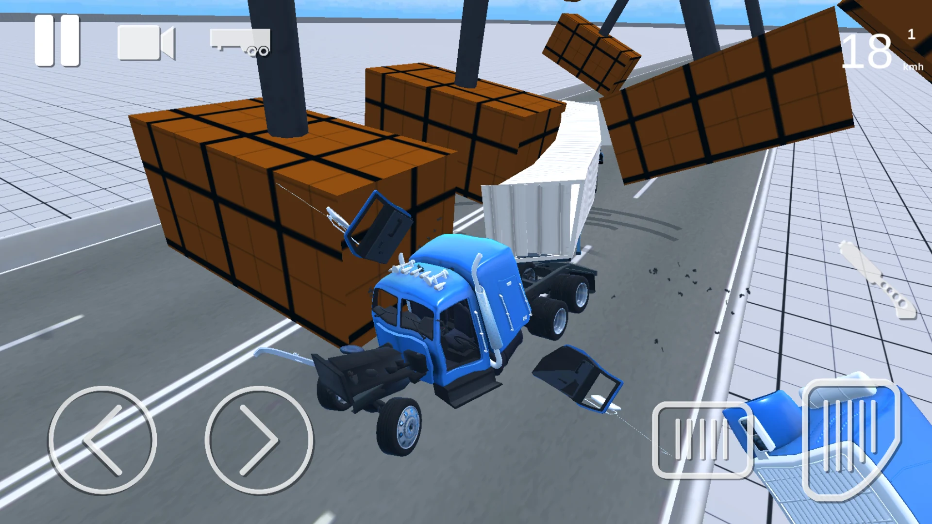 بازی Truck Crash Simulator Accident دانلود بازار