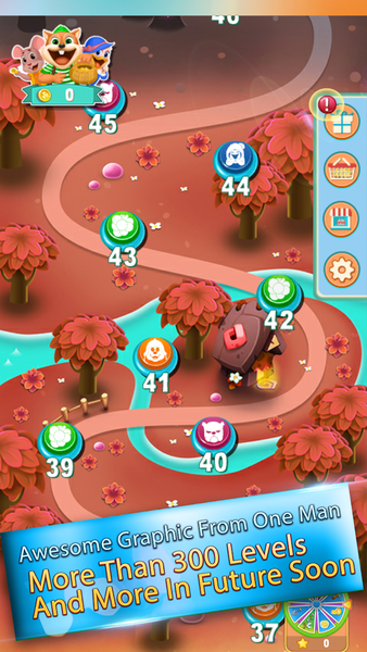 Pet Pop Adventure -  Match 3 P - Gameplay image of android game