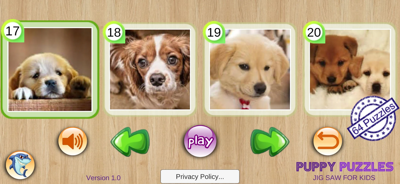 Puppy Puzzles & Dog Jigsaw - عکس بازی موبایلی اندروید