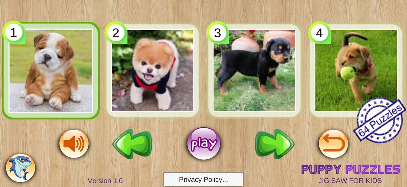 Puppy Puzzles & Dog Jigsaw - عکس بازی موبایلی اندروید