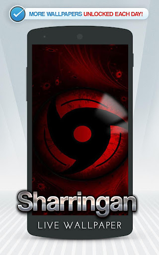 Sharingan live wallpaper for Android. Sharingan free download for tablet  and phone.