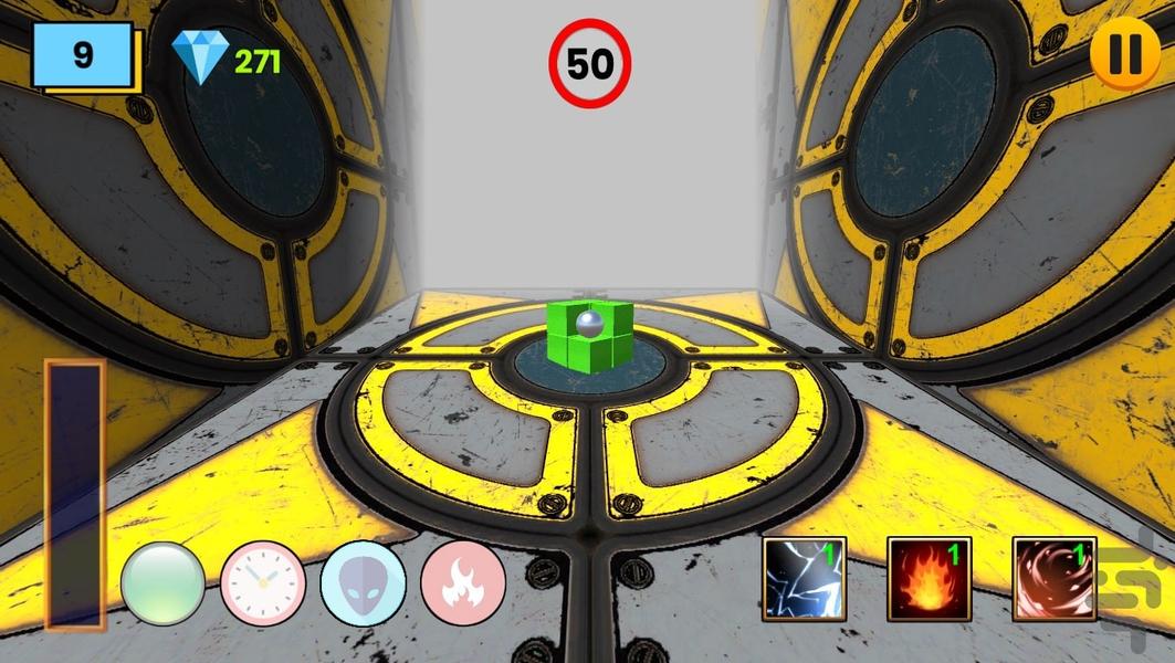 Space hit - Gameplay image of android game