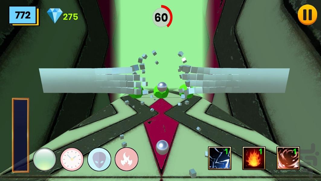 Space hit - Gameplay image of android game