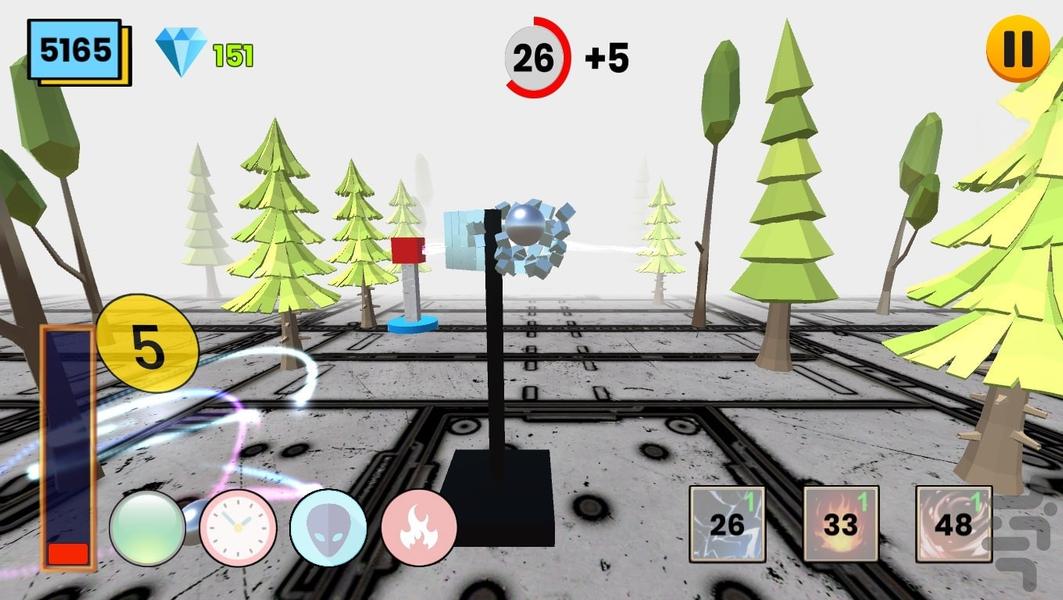 Space hit - Gameplay image of android game