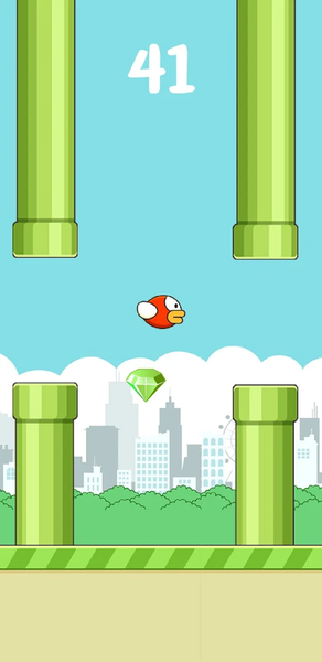 Flapping Red Bird - Image screenshot of android app