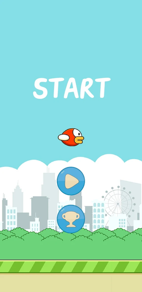 Flapping Red Bird - Image screenshot of android app