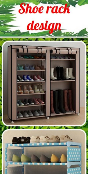 Shoe rack design - Image screenshot of android app