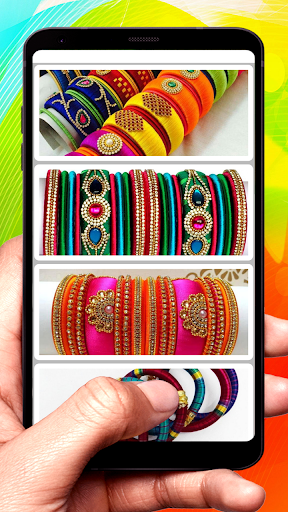 Silk Thread Bangle Design - Image screenshot of android app