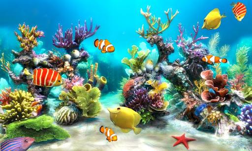 Sim Aquarium Live Wallpaper - Gameplay image of android game