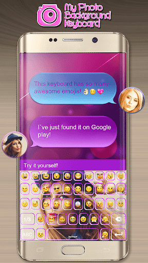 My Photo Background Keyboard - عکس برنامه موبایلی اندروید