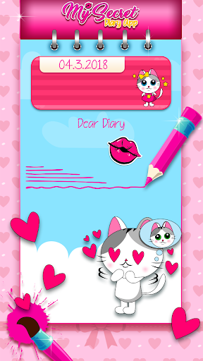 My Secret Diary App - Image screenshot of android app