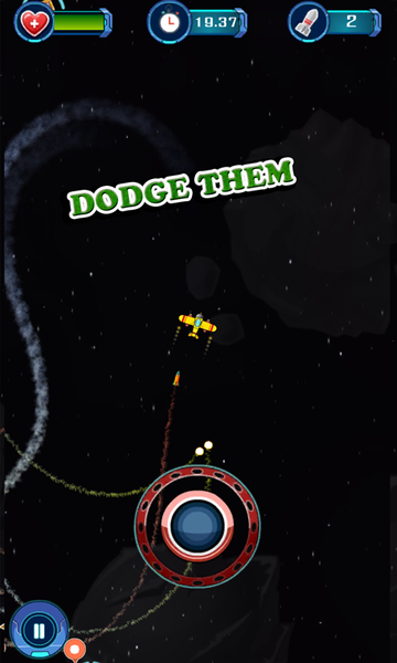 Missiles Escape Game - Gameplay image of android game