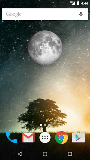 Simple Moon Phase Widget - Image screenshot of android app