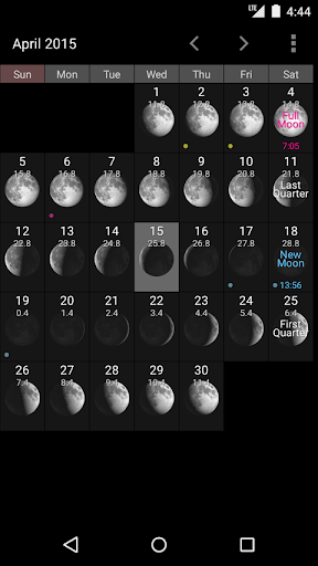 Simple Moon Phase Widget - Image screenshot of android app