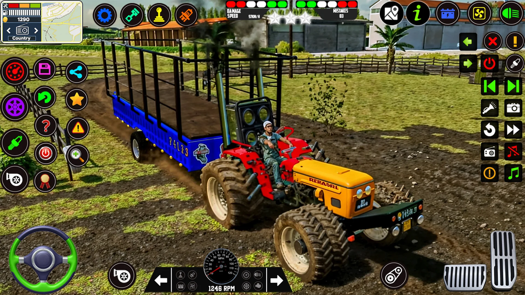 Tractor Games-Farm Tractor ۳D - عکس بازی موبایلی اندروید