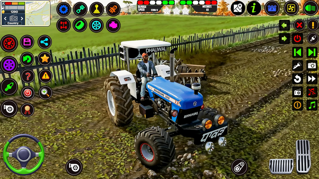 Tractor Games-Farm Tractor ۳D - عکس بازی موبایلی اندروید