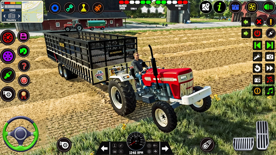 Tractor Games-Farm Tractor ۳D - عکس بازی موبایلی اندروید