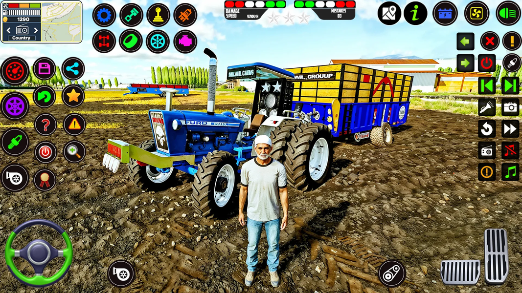 Tractor Games-Farm Tractor ۳D - عکس بازی موبایلی اندروید